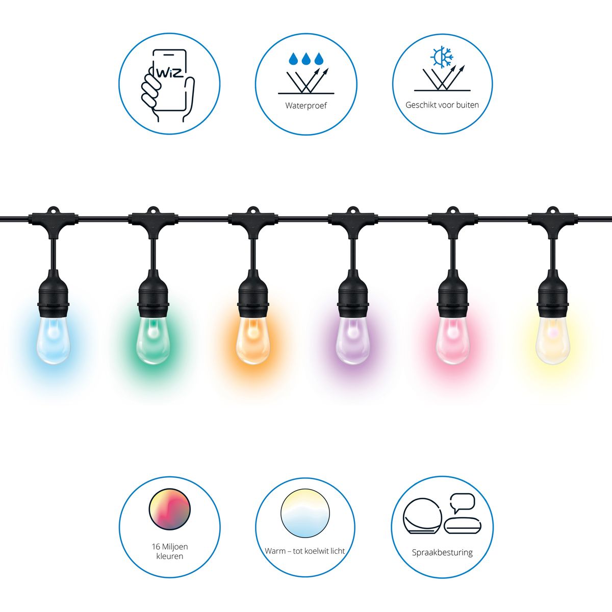 Philips - WiZ 48ft Lichterkette EU Typ C