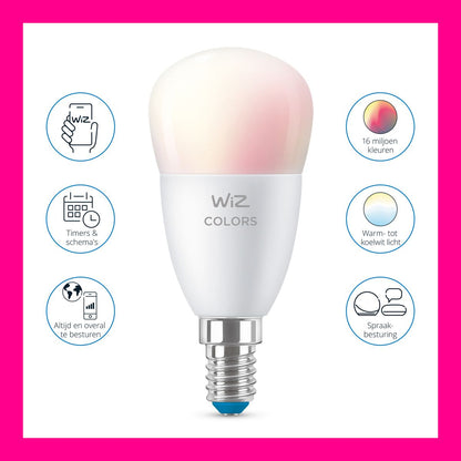 Philips - Wi-Fi BLE 40W P45 E14 922-65 RGB 1PF/6