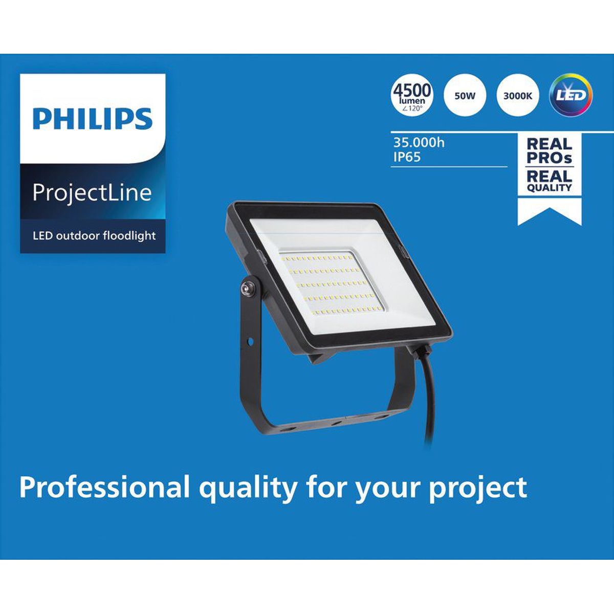 Philips - Projectline Flutlicht 50W 3000K