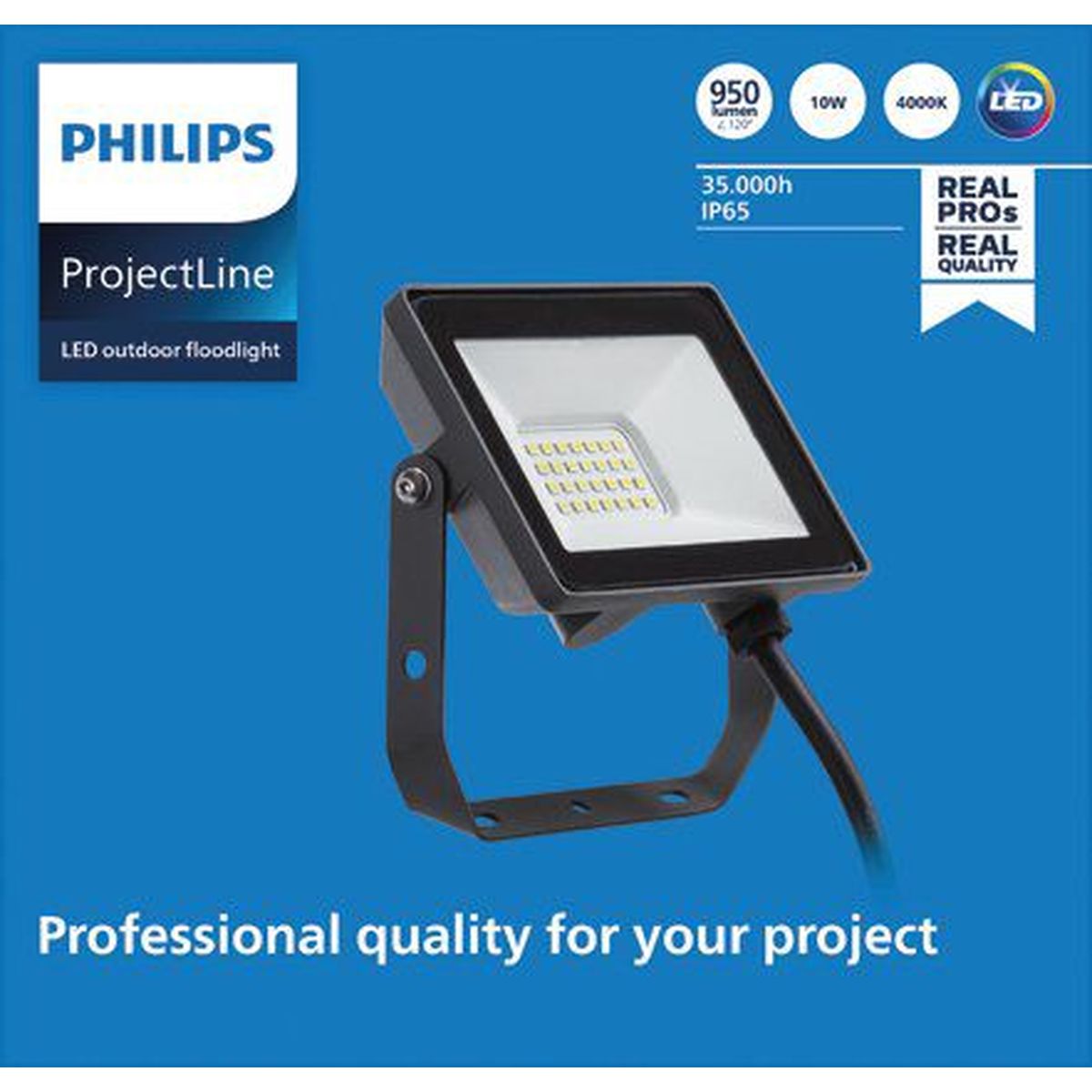Philips - Projectline Flutlicht 10W 4000K