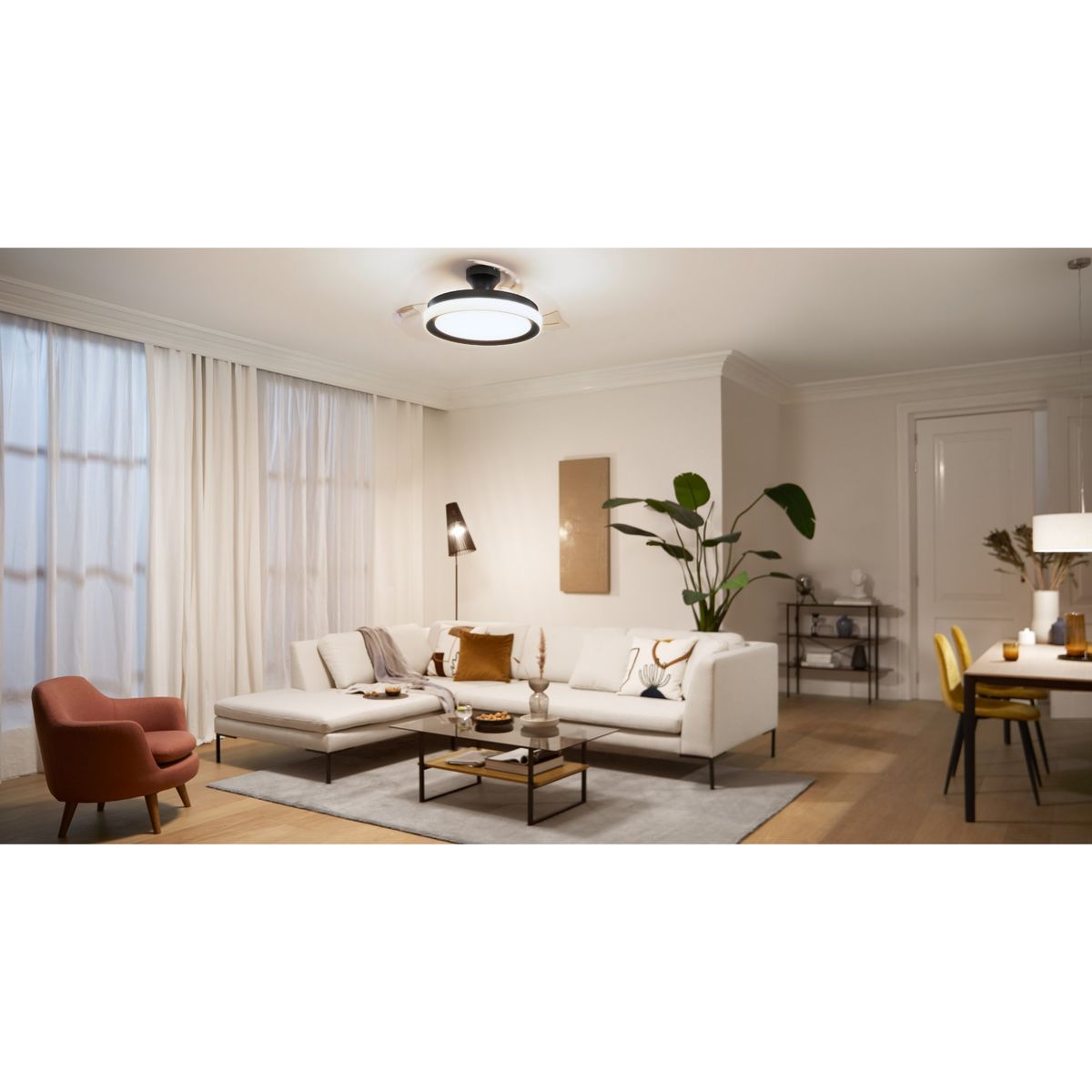Philips - Bliss DC Deckenventilator 28W+35W TW Schwarz