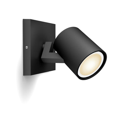 Philips - Runner Hue ext. Einzelspot schwarz 1x4,2W