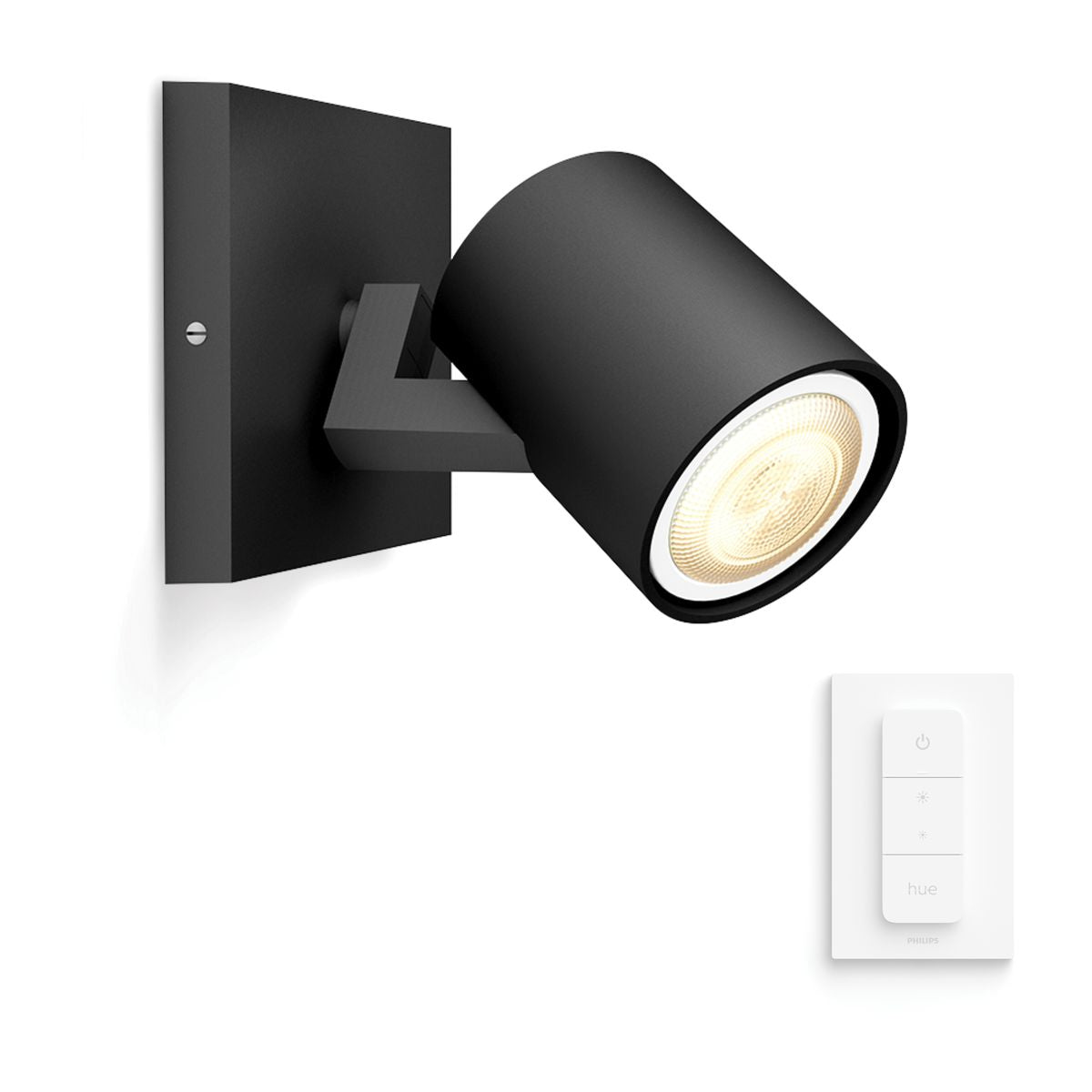 Philips - Runner Hue Einzelspot schwarz 1x4,2W
