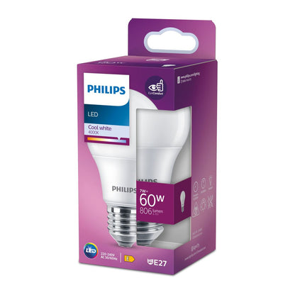 Philips - LED 60W A60 E27 CW FR ND 1SRT4
