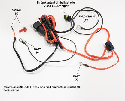 Relaiskabelsatz 1St. Zusatzlicht 12V|9006
