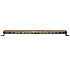 Framsida av LUXTAR S32 DRL 192W LED-ramp med orange DRL-ljuslist.