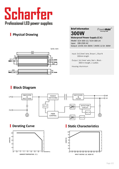 Transformator 230V AC auf 12V DC 300W