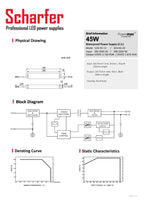 Transformator 230V AC auf 12V DC 45W