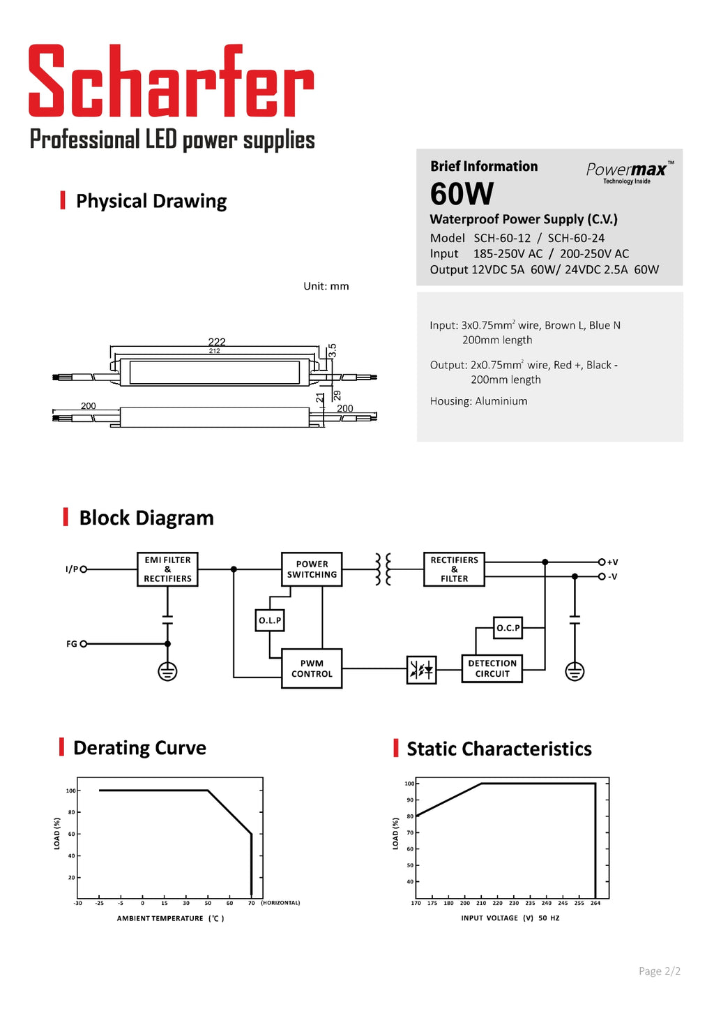 Transformator 230V AC auf 12V DC 60W