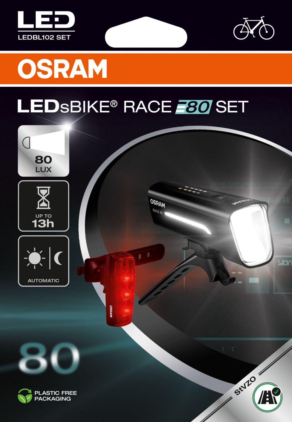 OSRAM LEDBIKE RACE 80 SET