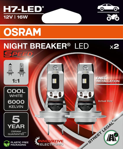 OSRAM NIGHT BREAKER LED SPEED H7 - 2er-Pack