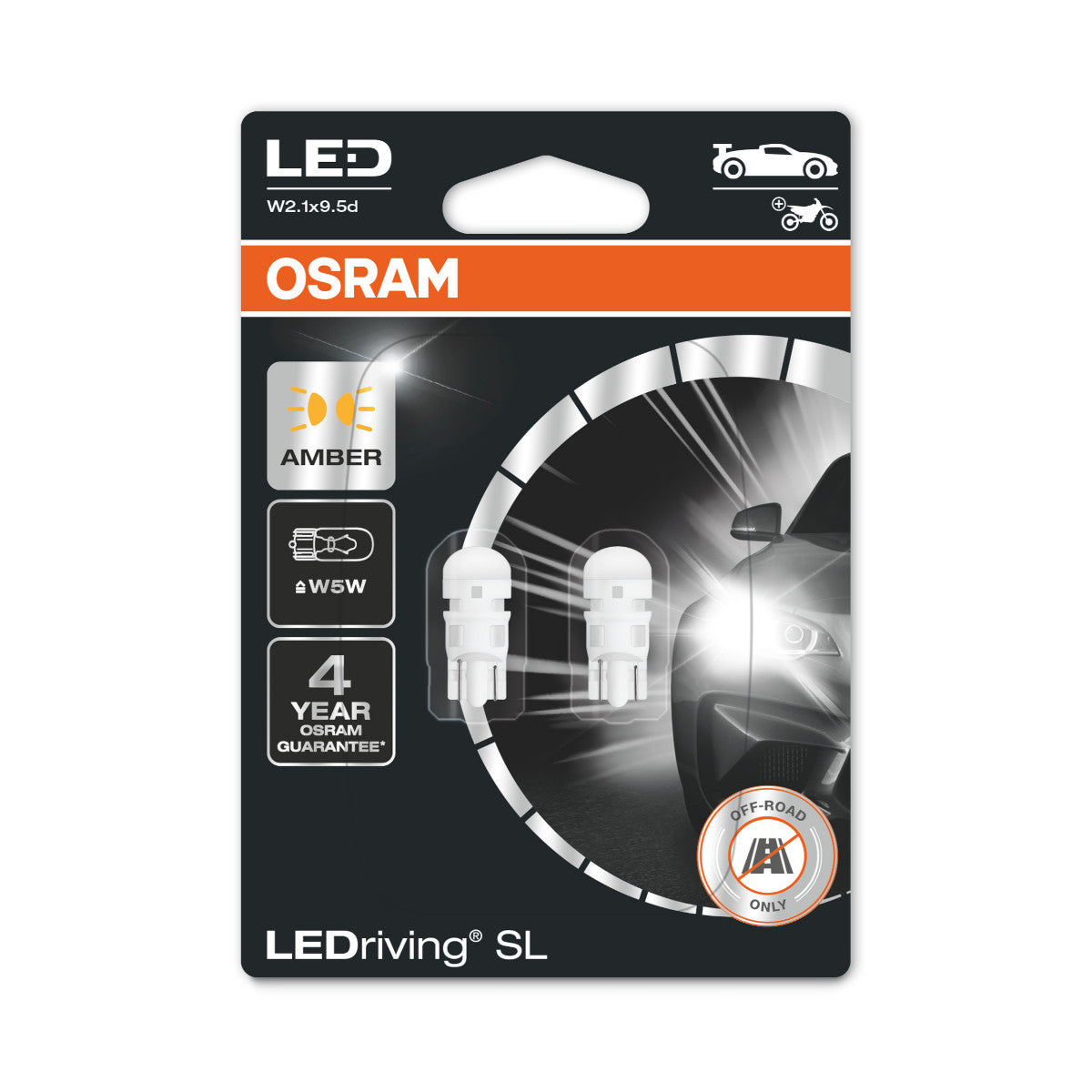 OSRAM LEDriving SL - Off-road W5W - gelb