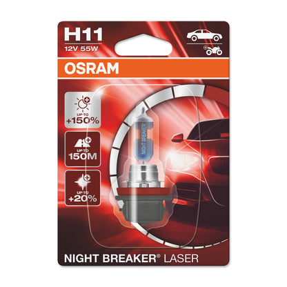 OSRAM NIGHT BREAKER® LASER H11 Einzelblister