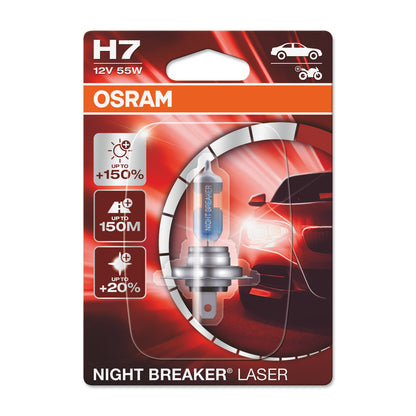 OSRAM NIGHT BREAKER® LASER H7 Einzelblister