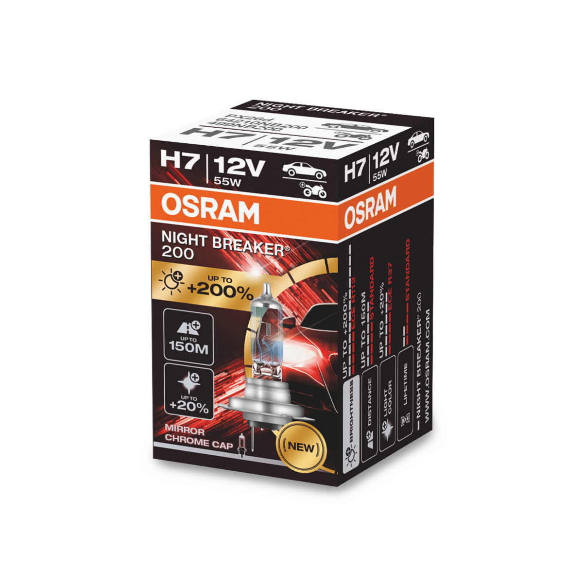 OSRAM NIGHT BREAKER 200 - H7 - 1er-Pack