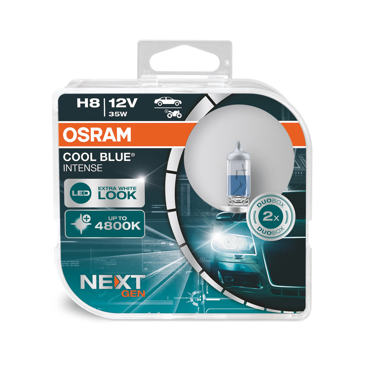 OSRAM – H8-Halogen-Scheinwerferlampe – 2er-Pack