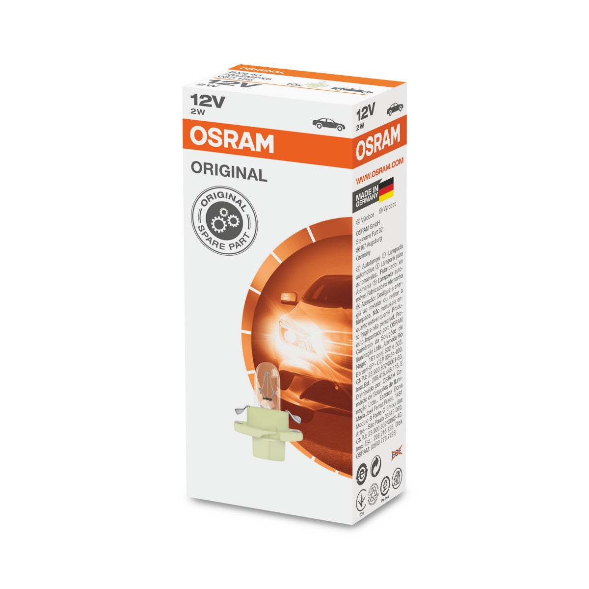 OSRAM ORIGINAL - KUNSTSTOFF-MF-BASIS - 2W - Extra-Glühbirne