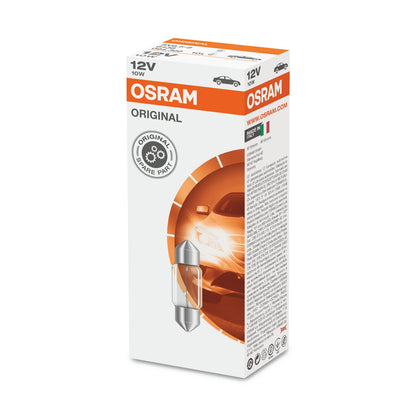 OSRAM ORIGINAL FESTOON – 10 W – 12 V – 31 mm – zusätzliche Glühbirne