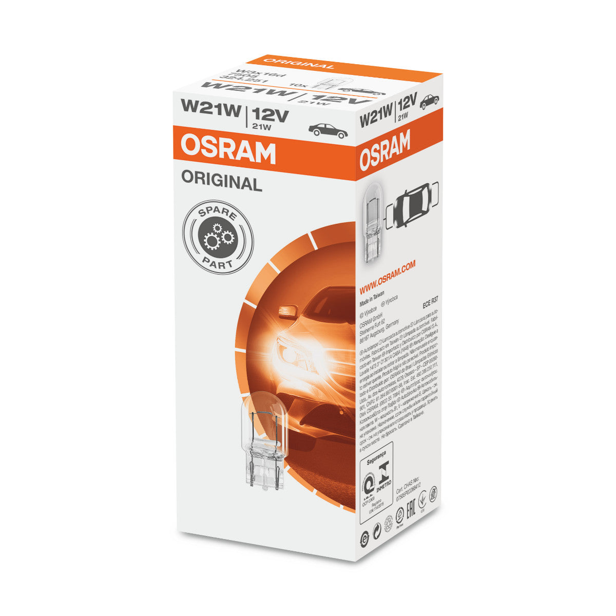 OSRAM ORIGINAL - WEDGE BASE - W21W Extra-Glühbirne