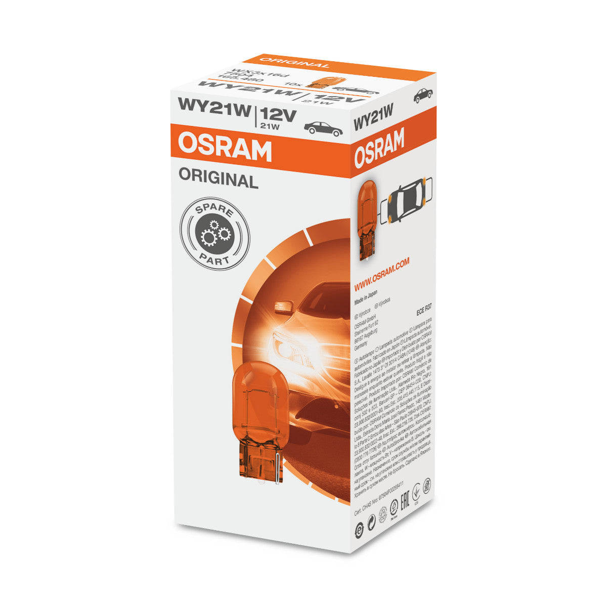 OSRAM ORIGINAL – WEDGE BASE – WY21W Extra-Glühbirne