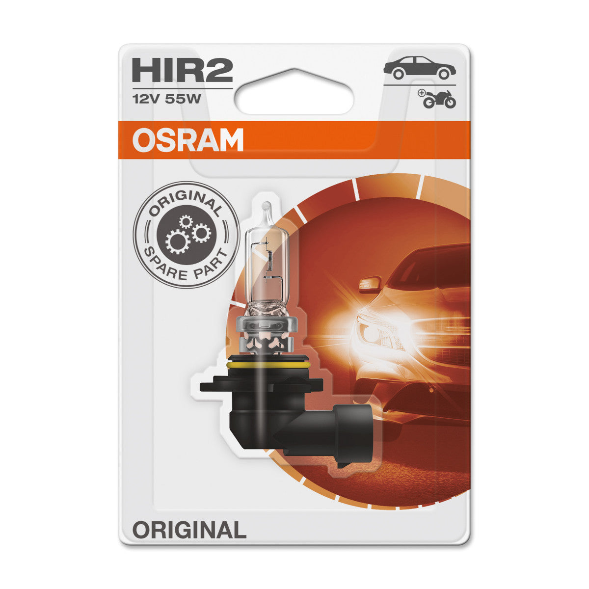 OSRAM ORIGINAL LINE - HB4A - 12 V - 51 W - Halogen-Scheinwerferlampe - HIR2