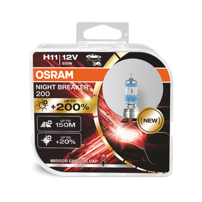 OSRAM NIGHT BREAKER 200 - H11 - 2er-Pack