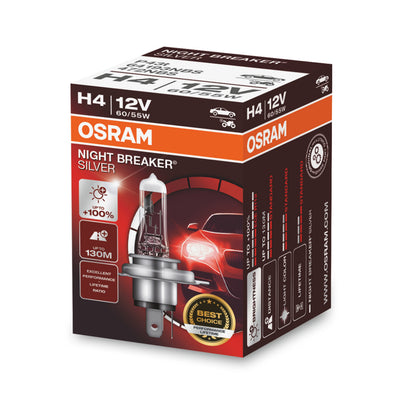 OSRAM NIGHT BREAKER® SILVER H4 Faltbox