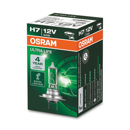 OSRAM ULTRA LIFE - H7 Halogen-Scheinwerferlampe - Faltschachtel