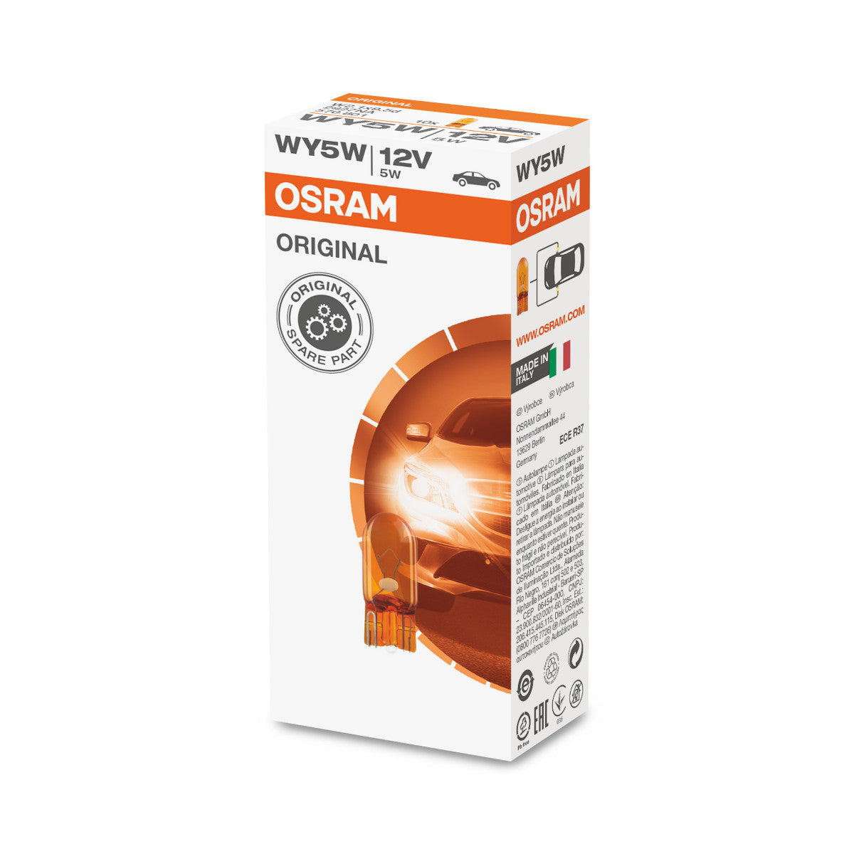 OSRAM ORIGINAL - WEDGE BASE - WY5W - 12V Extra-Glühbirne