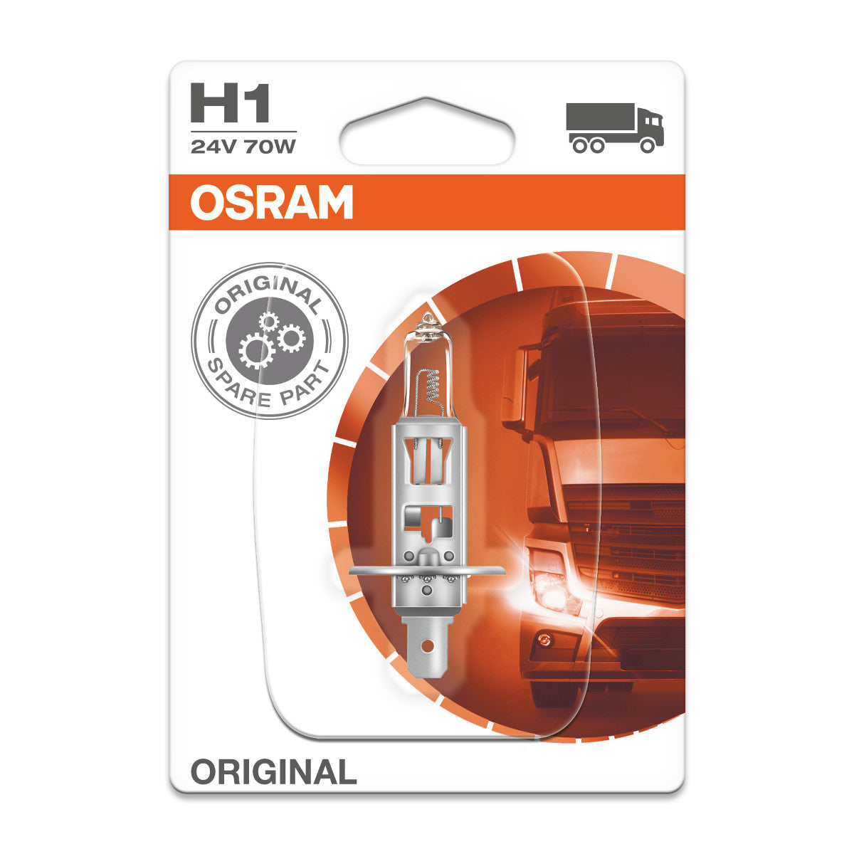 OSRAM ORIGINAL LINE - H1 - 24 V - 70 W - Halogen-Scheinwerferlampe 