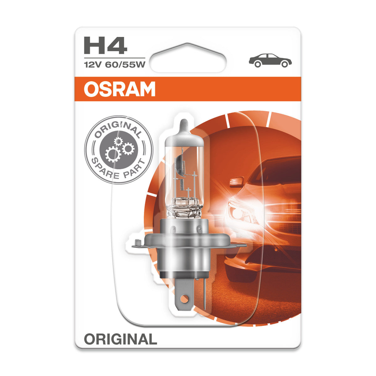 OSRAM ORIGINAL LINE - H4 - 12 V - 6055 W - Halogen-Scheinwerferlampe