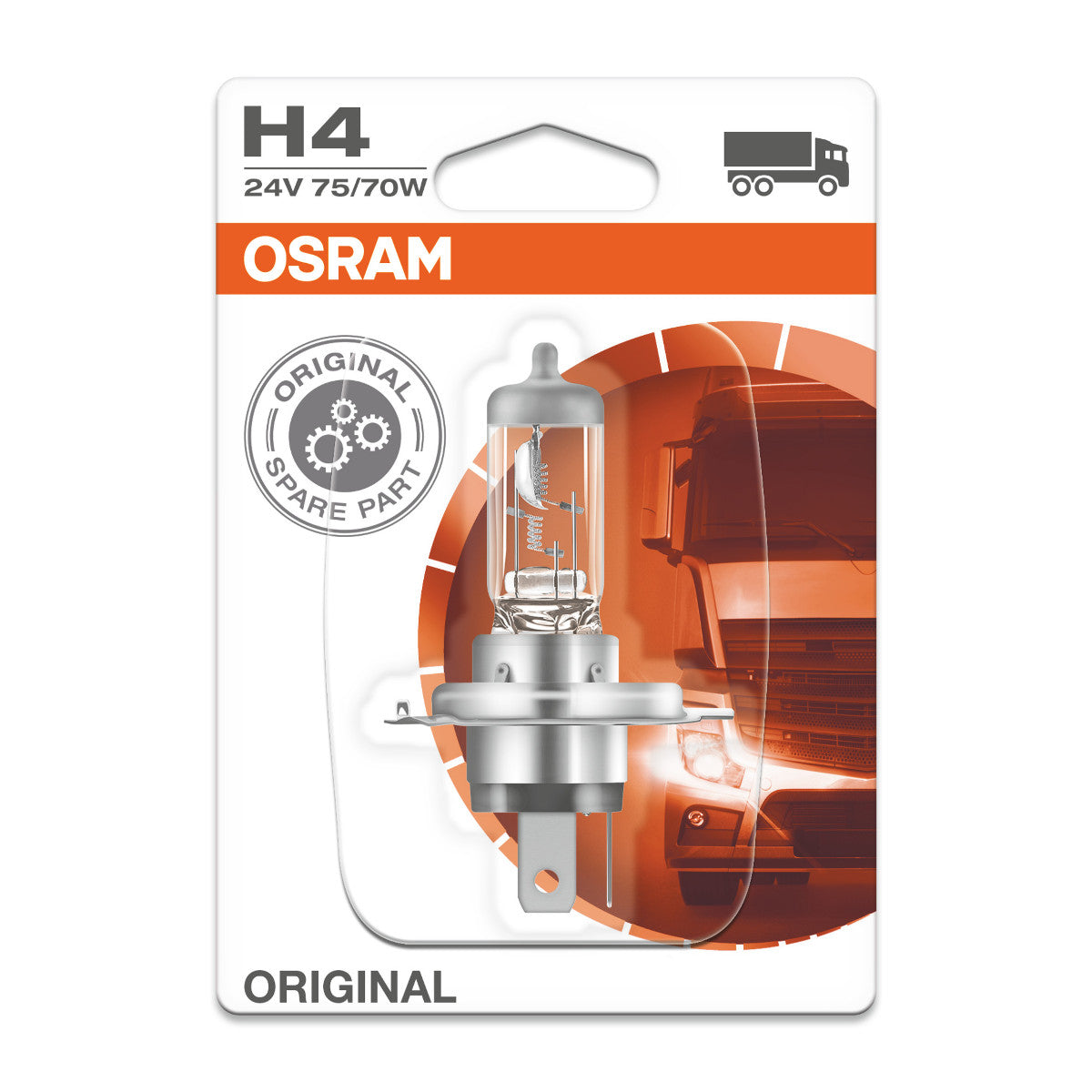 OSRAM ORIGINAL LINE - H4 - 24 V - 7570 W - Halogen-Scheinwerferlampe