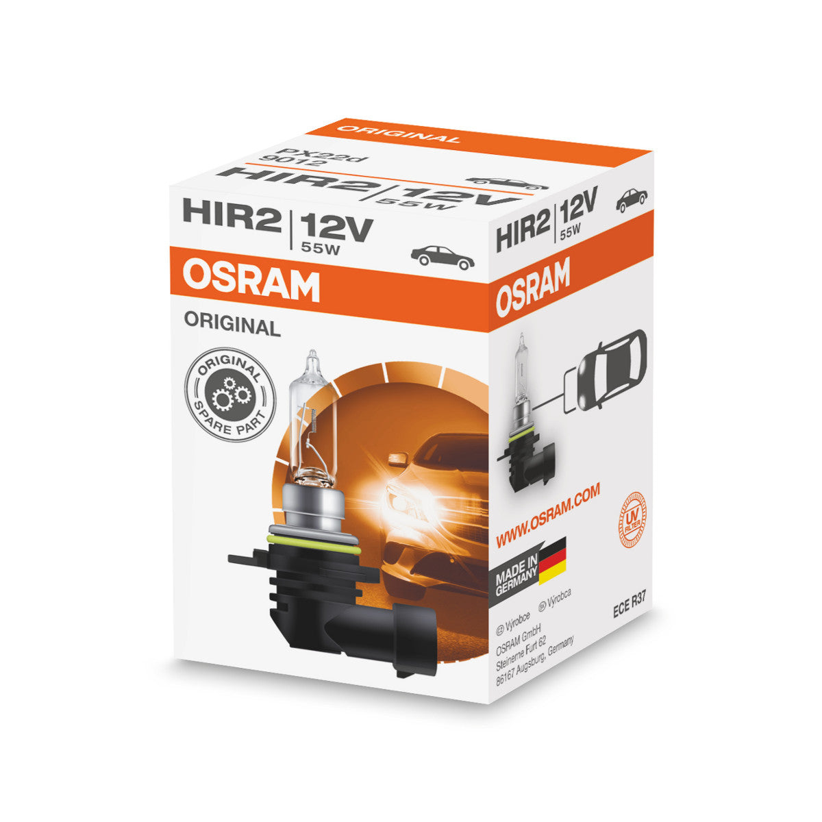 OSRAM ORIGINAL LINE - HIR2 - 12 V - 55 W - Halogen-Scheinwerferlampe