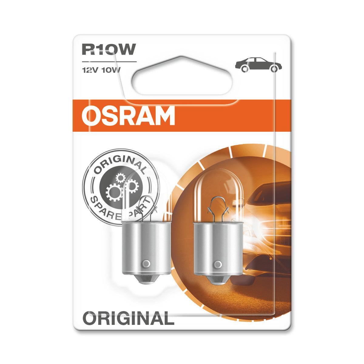 OSRAM ORIGINAL – METALLBASIS – R10W – 12V Extra-Glühbirne