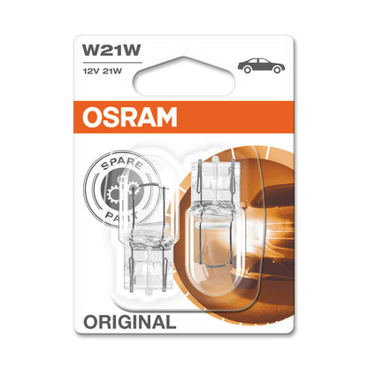 OSRAM ORIGINAL - WEDGE BASE - W21W - W3x16D Zusätzliche Glühbirne