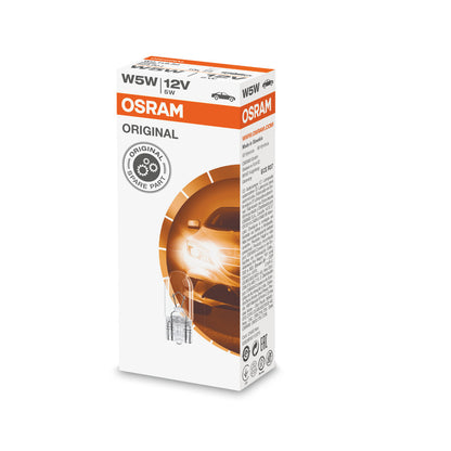 OSRAM ORIGINAL - WEDGE BASE - 5W - 12V - W2,1x9,5d - Extra-Glühbirne