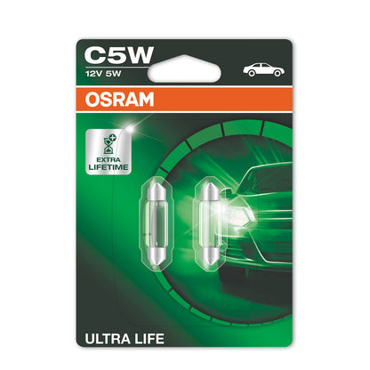 OSRAM ULTRA LIFE - C5W Extra-Glühbirne - 2ER-PACK