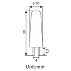 G4 1 12V/24V 1.5W Kallvit