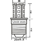 E27 12V/24V 2.5W