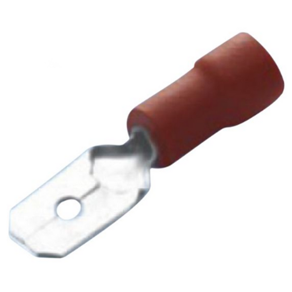 Blattnadel Vinyl Rot 6,3 x 0,8 mm - 10 Stk